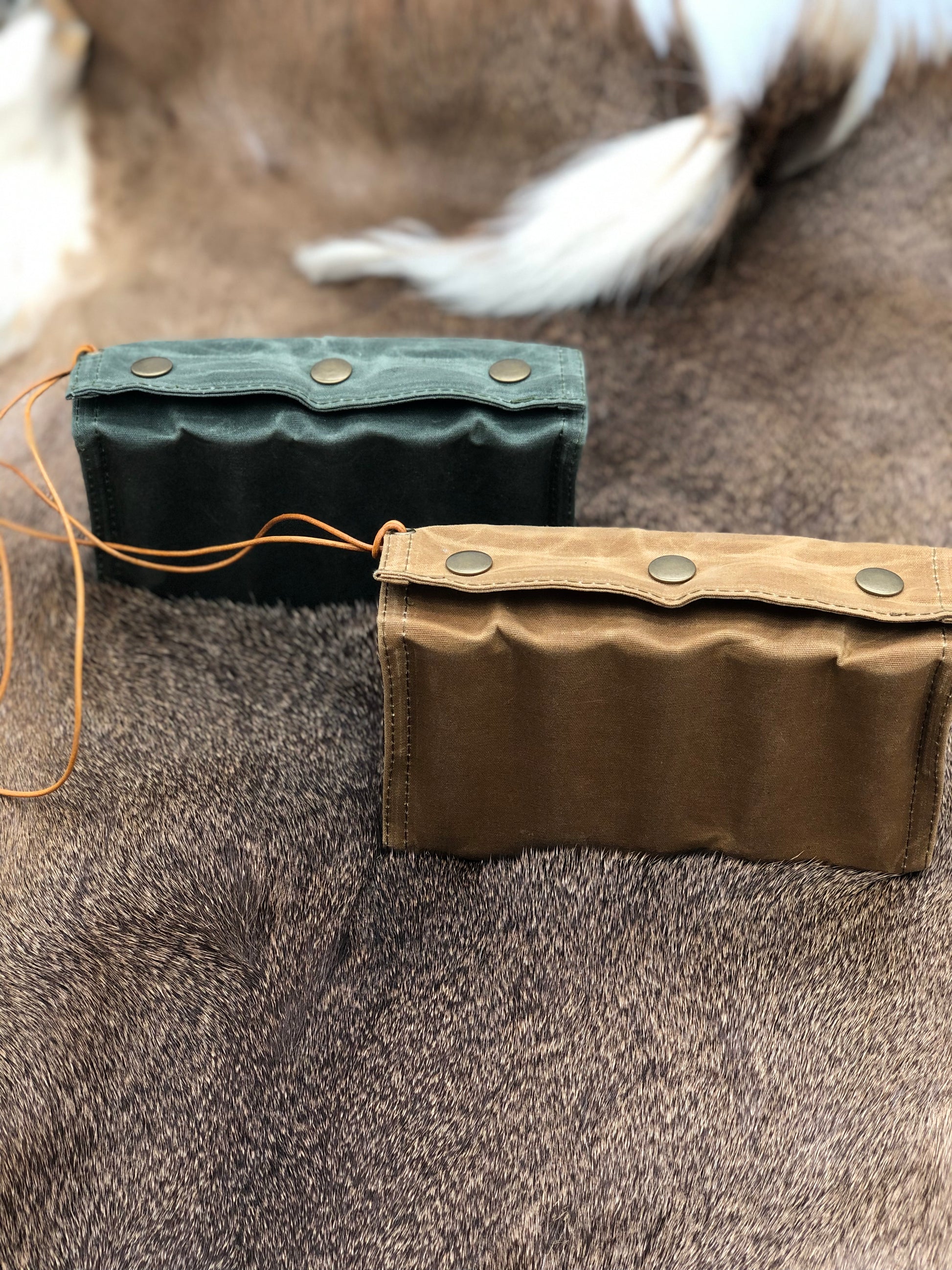 Wax Canvas 9 Bottle Spice Kit - Tan & Green